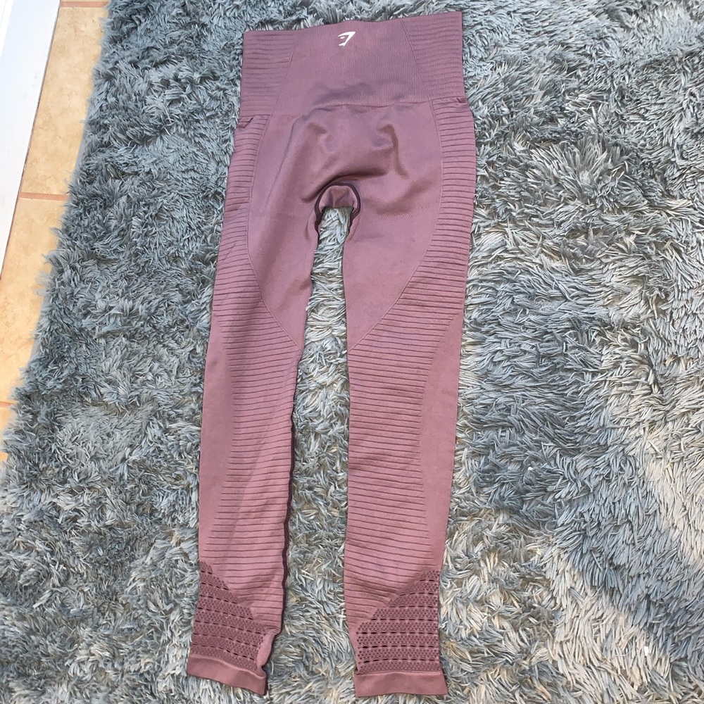 SOLD:Gymshark Purple Flex Leggings XS - Picture 8 of 9
